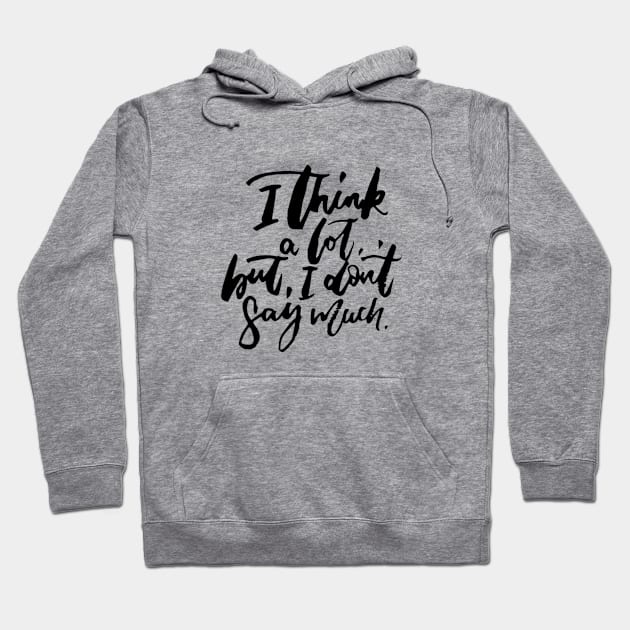 I Think A Lot - Anne Frank Hoodie by SarahCordial